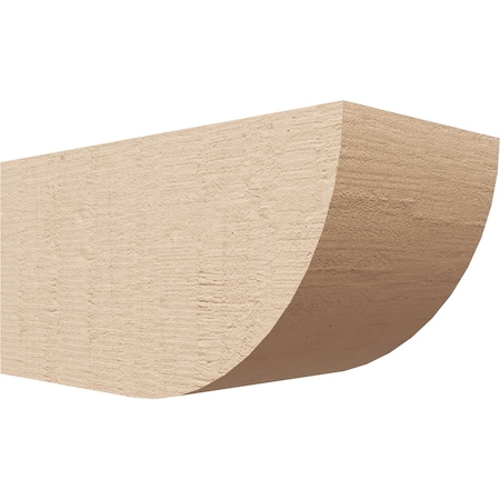 Ekena Millwork 6in. W x 6in. H x 12in. L Durham Woodgrain TimberThane Rafter Tail, Primed Tan RFTUR06X06X12DURRCPR